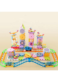 Đồ Chơi Xếp Hình Lắp Ráp 203 Chi Tiết Mô Hình Xoay Bánh Răng - Đồ Chơi Cho Bé Trai Bé Gái - Đồ Chơi Giáo Dục Thông Minh Cho Bé - Đồ Chơi Trẻ Em HT SYS