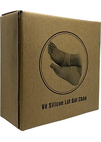 Combo 3 đôi Silicon bảo vệ gót chân - màu trắng