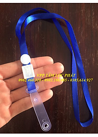SỈ 50 BỘ THẺ ĐEO NHÂN VIÊN 108 (ngang) + dây đeo thẻ lụa móc nhựa (LOẠI ĐẸP)