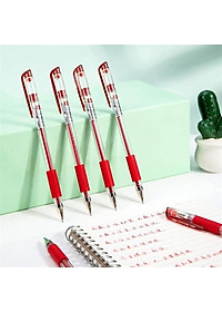 Bút Gel 0.5 mm - Deli E6600S-DO - Mực Đỏ