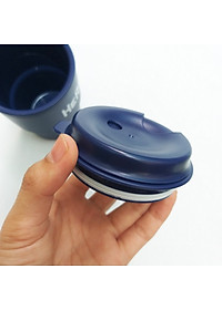 Combo cốc giữ nhiệt có nắp xoay Here 320ml + set 150 chiếc ống hút φ5x180mm - made in Japan