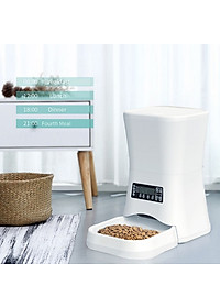 Máy Cho Chó Mèo Ăn Tự Động Dung Tích 11L - Máy Cho Mèo Ăn Có Màn Hình Hiển Thị - Có Video Và Ảnh Thật