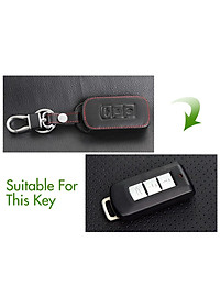 Bao da chìa khóa cao cấp dành cho xe Mitsu Xpander kèm móc khóa mẫu RO