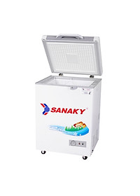 TỦ ĐÔNG MINI SANAKY 100 LÍT VH-1599HYK ĐỒNG (R600A) (KÍNH CƯỜNG LỰC) - HÀNG CHÍNH HÃNG