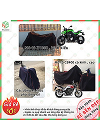 (Dày Bền) Bạt Phủ Áo Trùm Xe Máy Vải Dù Cỡ 2 - Hàng Chính Hãng KhoNCC - Che Mưa Nắng Thời Tiết Khắc Nghiệt Loại Lớn Cho Dòng Xe Tay Ga - Xe Số Thông Dụng - KhoNCC-BPXVD (Nhiều Màu)