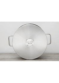 Bộ nồi và chảo chống dính vân đá inox 304 cao cấp Fivestar Plus 5 món nắp kính , tặng 1 vá canh