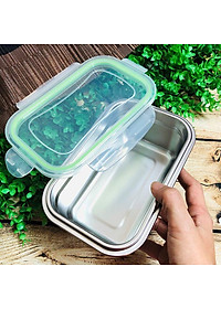 COMBO Bộ 3 Hộp BẢO QUẢN thực phẩm INOX 304 có NẮP. Dụng cụ đựng chứa trữ ĐA NĂNG trong tủ lạnh AN TOÀN SỨC KHOẺ. Thố Lạnh bảo quản thực phẩm tránh mùi, chống hư hao thực phẩm