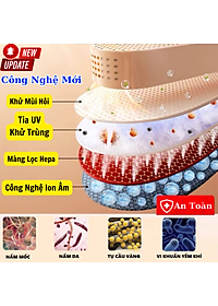 Máy Sấy Và Khử Trùng Giày có hẹn giờ Cao Cấp Làm Khô Siêu Nhanh - Loại Bỏ Khử Mùi Hôi Và Vi Khuẩn, Kiểu Dáng Nhỏ Gọn, Dễ Sử Dụng Máy Sấy Giày Dép Tất Găng Tay Mũ Bảo Hiểm Khử Khuẩn Bằng Tia UV An Toàn Tiện Dụng Thông Minh