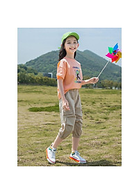 Set bộ quần áo trẻ em 18-45kg dành cho bé gái mẫu Hoa Vàng+ MI-ON. Thiết kế đẹp, chất liệu thoáng mát