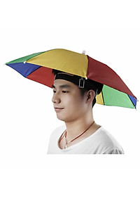 Dù Đội Đầu Che Mưa Nắng 7 Màu Tiện Lợi Khi Câu Cá, Du Lịch