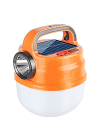 Bóng Đèn Tích Điện V70 50W Siêu Sáng Tích Hợp Đèn Pin Có Sạc Năng Lượng Mặt Trời, Đèn led đa năng đi vườn, cắm trại, picnic, đèn dự phòng khi cúp điện, đèn pin sạc USB