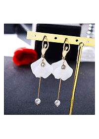 Bông tai hình cô gái múa pha lê S925