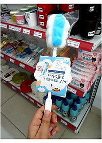 Dụng cụ rửa cốc, chai lọ Kokubo, chất liệu mút mềm giúp làm sạch nhẹ nhàng các vật dụng mà không gây trầy xước đến các vật dụng - nội địa Nhật Bản