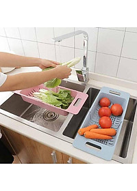 Rổ Gác Bồn Rửa Bát Gấp Gọn Đa Năng NHỰA  NO 5613 Kệ Đựng Đồ Rửa Chén Gác Bồn Đa Năng