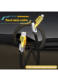 Cáp Sạc 4 Trong 1 đa năng dài 1 mét - công suất 65W, dùng cho nhiều dòng điện thoại 