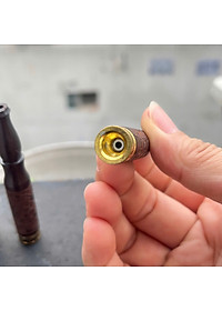 Tẩu Lọc Thuốc Bằng Gỗ Mun Khắc Rồng Phụng - TL016