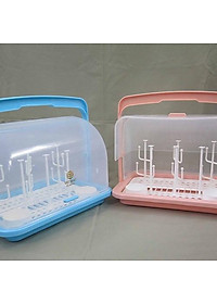 Khay,Giá Úp Bình Sữa Cao Cấp Cho Bé MàU Xanh - Hàng Loại 1