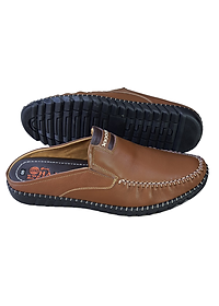 Dép bít mũi nam da bò thật HÀ NAM cao cấp GSB2045