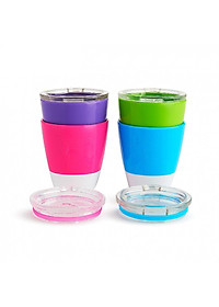 Bộ 2 cốc có nắp Munchkin (hồng-tím)