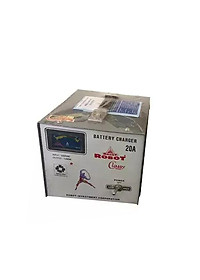 MÁY SẠC ẮC QUY ROBOT TĂNG GIẢM 20A (12V, DÂY ĐỒNG)
