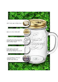 Hũ thủy tinh nắp vặn Quattro 1500ml - Bormioli Rocco - Italy