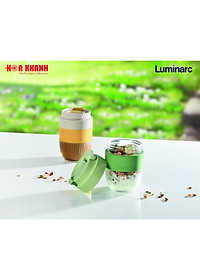 Ly Thủy Tinh Có Nắp Luminarc Coffee Cup Green 350ML - V2210