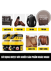 Xi Đánh Bóng Giày Da Làm Bóng Nhanh Đồ Da, Xi Kem Dưỡng Da Có Đầu Mút Hỗ Trợ - HÀNG CHÍNH HÃNG MINIIN