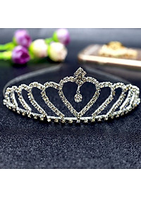 Bờm vương miện đính đá cho bé gái VM67