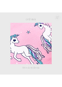 Bộ Đồ Bé Gái Size Đại Bigfox Miss Meow Mùa Hè Kiểu Hàn Quốc Vải Cotton Mềm Mại In Ngựa Hồng Dễ Thương Size Trẻ Em 3-11 Tuổi 30kg 40kg