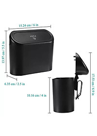 Thùng Rác Mini Để Trên Xe Ô Tô, Hộp chứa Rác Đa Năng Văn Phòng tiện dụng đơn giản gọn nhẹ chất liệu bền bỉ dày dặn