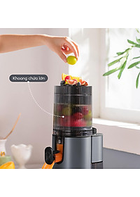 Máy ép chậm Elmich JEE-8758, công suất 240W, bảo toàn dưỡng chất, giữ trọn hương vị, ép kiệt bã tới 98% - Hàng Chính Hãng