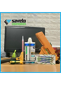 COMBO Keo Chít Mạch Saveto Epoxy 2 Thành Phần, Keo Chà Ron Gạch, Keo Chà Ron 2 Thành Phần-Keo Kẻ Chỉ Gạch Cao Cấp Saveto 400ml(5 món)