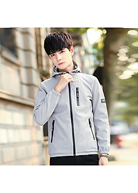 ÁO KHOÁC DÙ NAM SITAKI 2 LỚP CÓ NÓN CAO CẤP-AKD28 ĐEN