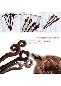 Trâm cài tóc bằng gỗ Cẩm Lai/Trắc (Đủ kiểu dáng) HH600 - phong cách cổ trang, điêu khắc sang chảnh HOT TREND cho nữ  - HAHANCO