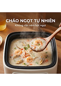 Nồi lẩu hấp thủy nhiệt Mishio MK382 khay hấp inox 304 - Hàng chính hãng