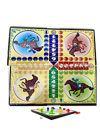 Bộ Cờ Cá Ngựa Hộp Nhựa Chắc Chắn 30Cmx30Cm