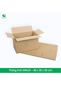 10 Thùng hộp carton - Mã MHL41 - Kích thước 40x35x25 (cm) 