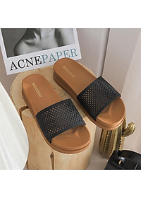 Dép lê nữ quai ngang WOOOHU êm thoáng