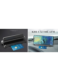 Bảng số điện thoại gắn táp lô ô tô kiêm giá để điện thoại 