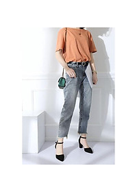 Giày cao gót nữ 7p YUKIBLOOM đế vuông da lộn bít đầu BG01