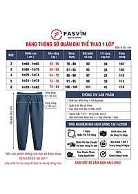 Quần Gió Nam Thể Thao FASVIN Vải Gió Đẹp Hàng Nhà Máy Chất Lượng Cao Dùng Khi Thể Thao Hay Mặc Nhà DC20423.HN