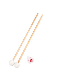 Sunnimix 1 Glockenspiel Đàn Xylophone Đập Nhựa Cứng Nhám Đầu Cái Vồ Gậy Be