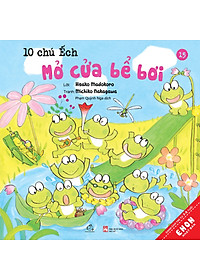 Sách Ehon - Combo 10 chú Ếch phần 3 từ tập 13 đến tập 18 gồm 6 cuốn: Món quà đặc biệt, Đi Picnic, Mở cửa bể bơi, Lần đầu đi cắm trại, Cùng nhau ngắm trăng, Lễ hội mùa Thu