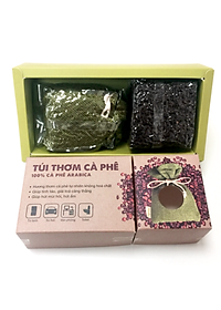 Túi Thơm Cafe Arabica Rang Mộc Khử Mùi Xe Hơi, Phòng Ngủ - Hapaku