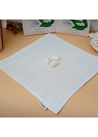 Khăn Mặt Tơ Tằm SenSilk - Combo Quà Tặng Cho Bé 2 khăn (30*30cm) - Tussar Towel 100% Silk made in Vietnam