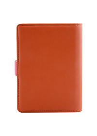 Bóp Sổ 6 Còng Da  Nhỏ  2 Màu (160 Trang) Uyên Loan - Màu Ngẫu Nhiên