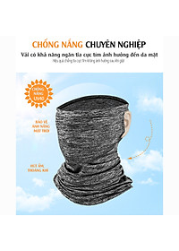 Khăn Trùm Mặt Che Nắng Đi Phượt Đa Năng Cao Cấp Vải Thoáng Khí, Mau Khô, Dễ Mặc Cho Nam Và Nữ Dành Cho Phượt Thủ - Mai Lee