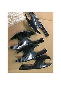 Ốp tay nắm, hõm cửa vân carbon Mazda 2, 3, Cx5 , Mazda 6, Cx8