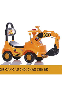 Xe Cẩu ABG Điện Chòi Chân Cho Bé Có Nhạc , Xe Chòi Chân Ô Tô Cần Cẩu-Máy Xúc, Công Dụng Giúp Vận Động Thể Chất Và Tư Duy Sáng Tạo Cho Trẻ Độ Tuổi 1-4  -Hàng Chính Hãng