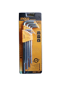 Bộ 9 chìa lục giác đầu bằng INGCO HHK11092
